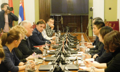 27 September 2018 The Chairman and members of the Culture and Information Committee in meeting with the Chinese press delegation